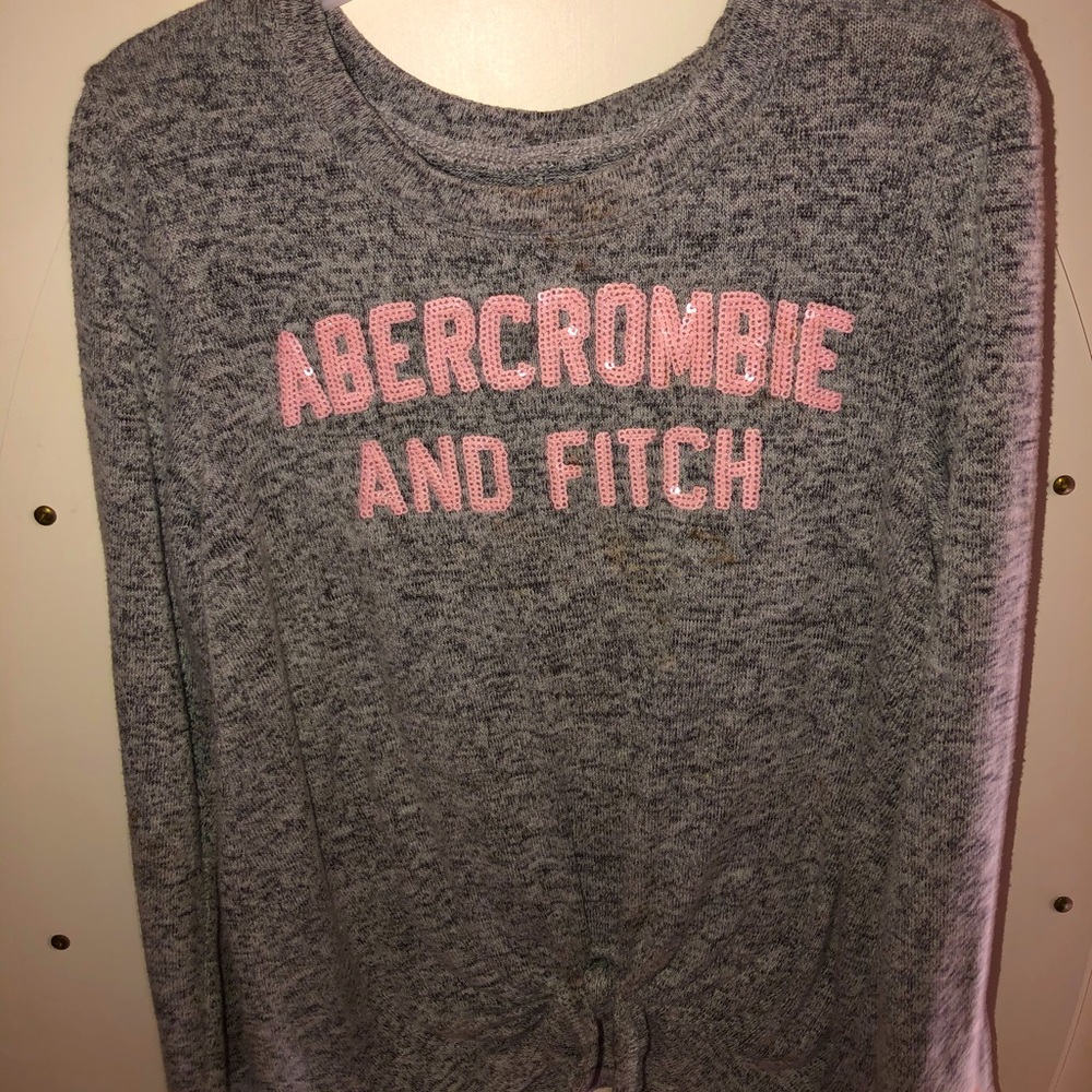 Abercrombie kids 5/6 grey sweater